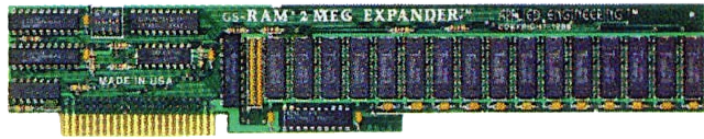 GS-RAM 2 Meg Expander